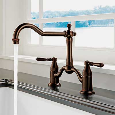 shepherd's crook spout style kitchen faucet