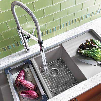 materials used in manufacturing a kitchen faucet