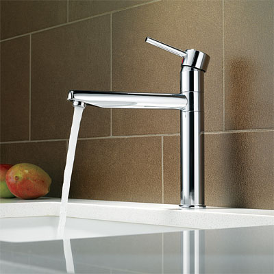 contemporary style kitchen faucet