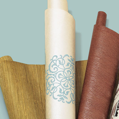 nonwoven patterned wallpaper