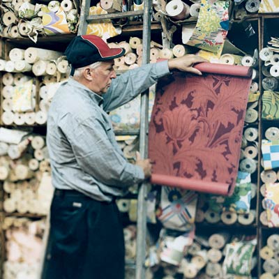 Secondhand Rose's wallpaper racks