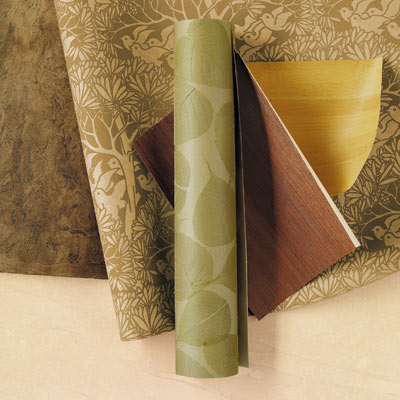 wallpapers made of natural materials