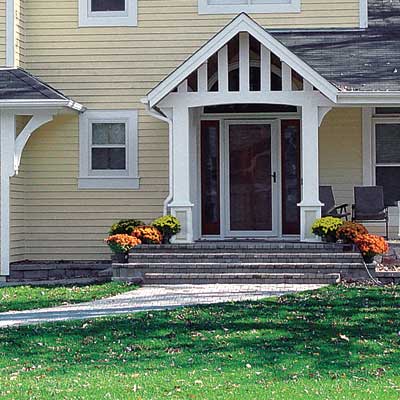 remodeled craftsman style house with curb appeal and welcoming entry