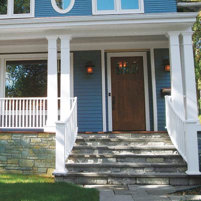 colonial revival with curb appeal and new entryway