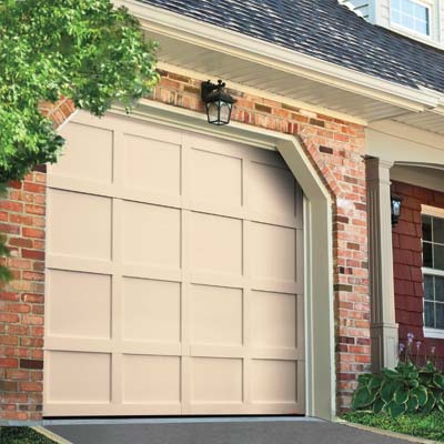 neo colonial style garage door