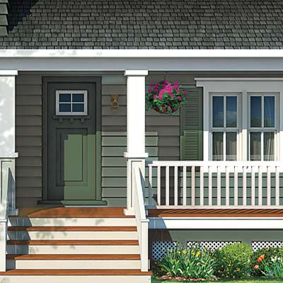 farmhouse entry