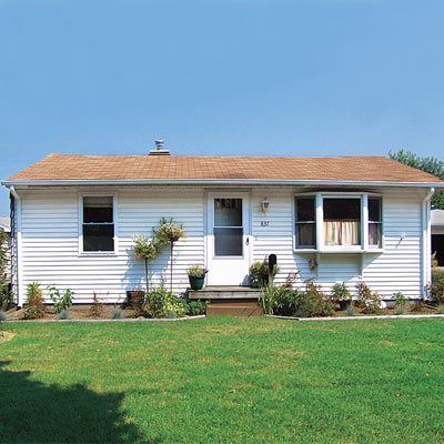 Exterior of the Matthers home before photoshop redo