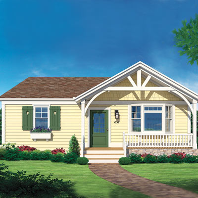Exterior of the Matthers home after photoshop redo