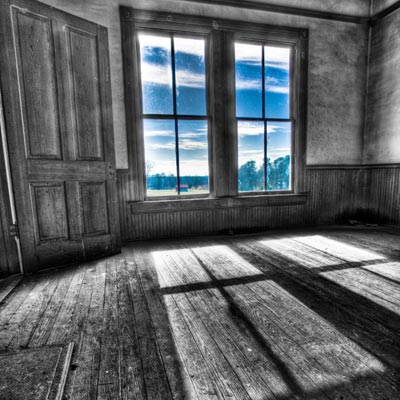 Old, haunted room
