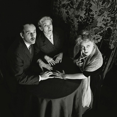 People seated at a table