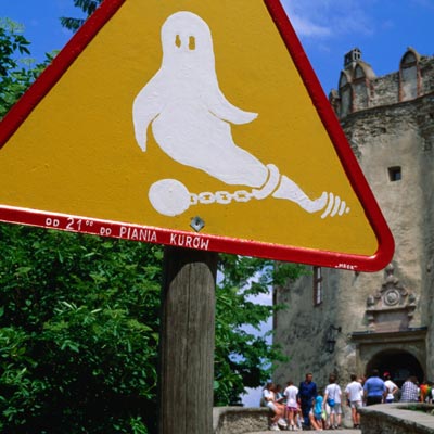 Ghost warning sign