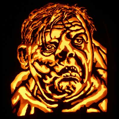 quasimodo carved pumpkin for contest