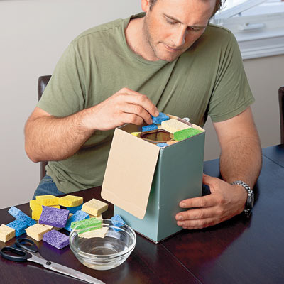 sponges used to pack valuables for storage