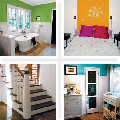 composite of four cleaver upgrade ideas from our reader remodel issue
