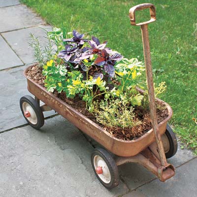 wagon garden bed