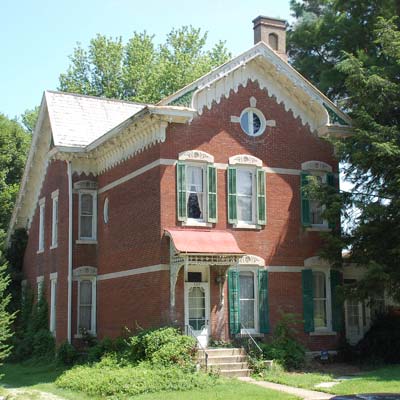 a house in Greencastle, Indiana