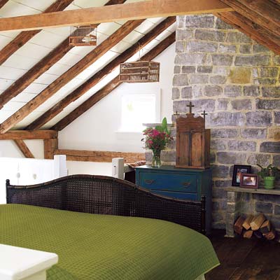 remodeled farmhouse master bedroom