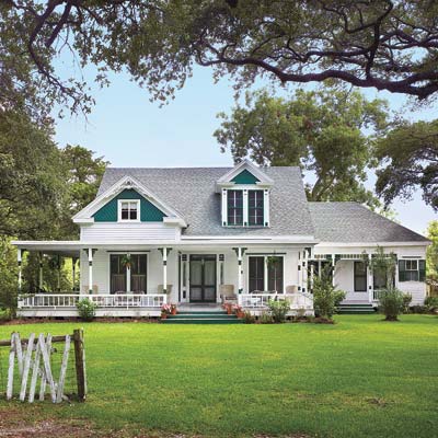 remodeled farmhouse exterior