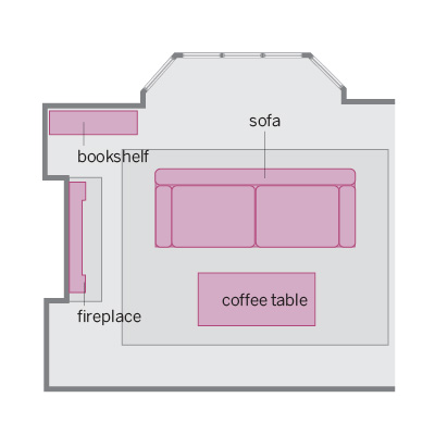 living room floorplan
