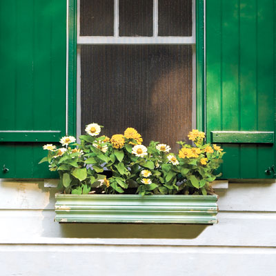 Window Box with Vintage Trim