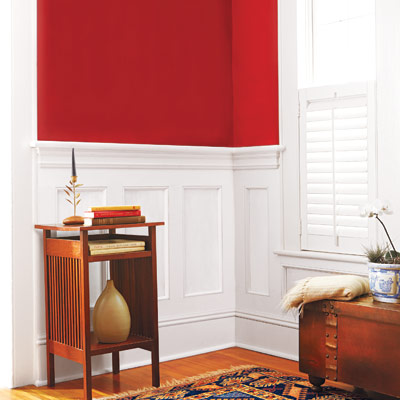 Living Room Wainscoting
