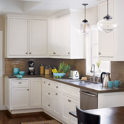 small eat-in kitchen after beautiful remodel