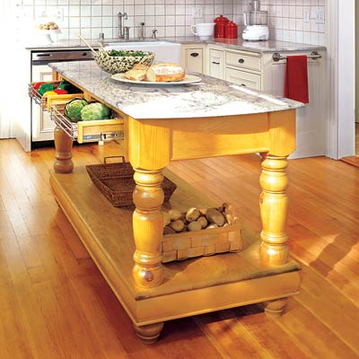 a NapaStyle kitchen island designed for working