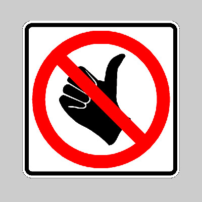 no hitchhiking sign