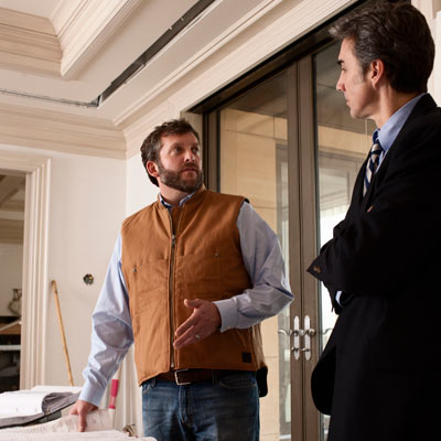 Meeting with contractor