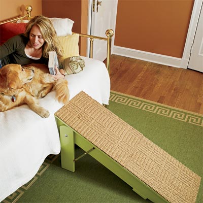 a dog ramp you can build as a pet-friendly project