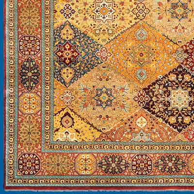 further detail of Indian made, Persian designed oriental rug from Safavieh Home Furnishings