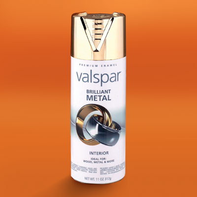a can of Valspar's Metal spray paint