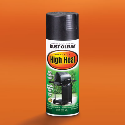a can of Rust-Oleum's High Heat spray paint