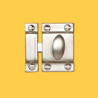 decorative vintage cabinet latch by restoration hardware