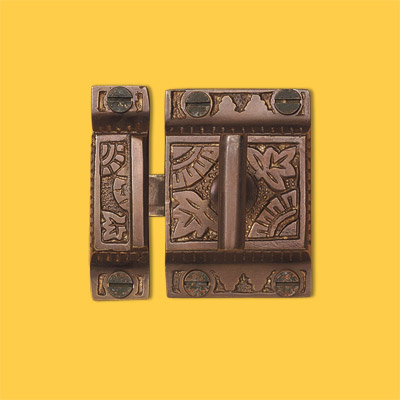 decorative vintage cabinet latch by van dykes restorers