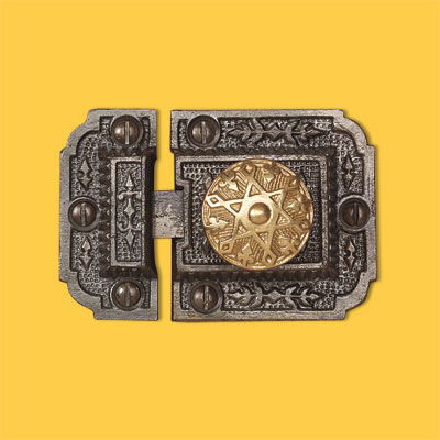 decorative vintage cabinet latch by crown city hardware