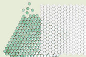 ceramic penny round tile