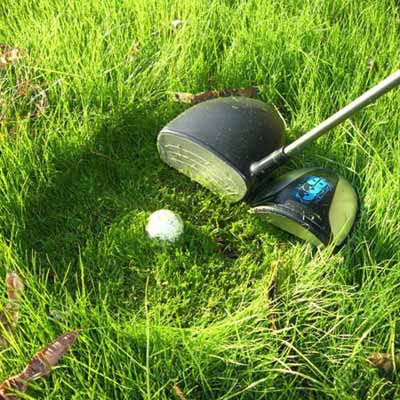 golf-club shaped string trimmer as of the wackiest yard and garden products
