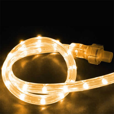 Add rope lights to a bar