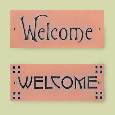 welcome signs