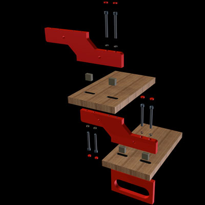 a staircase-building kit