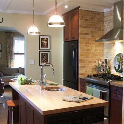 remodeled kitchen