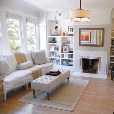 Reader living room after the remodel