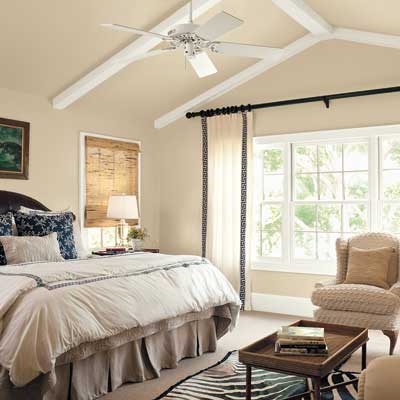 Master bedroom of this Orlando colonial home