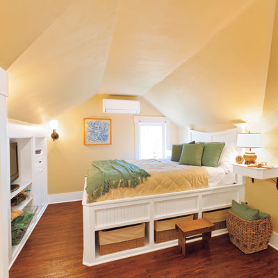 Attic bedroom
