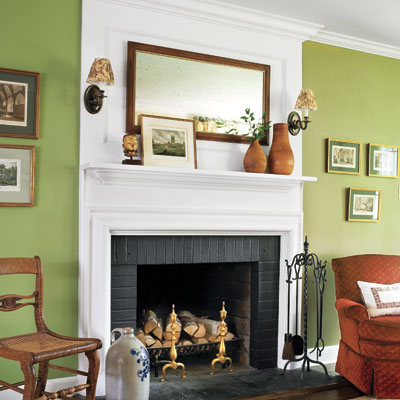 Fireplace mantel