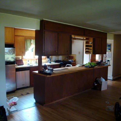 a family space remodel before