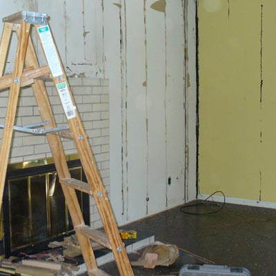a family space remodel before