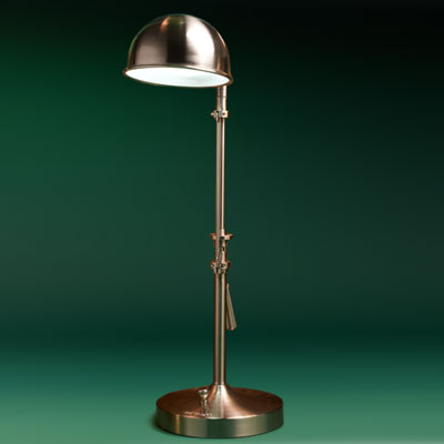 a steel workshop pharmacy lamp