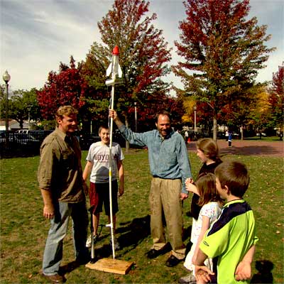 build a water rocket for backyard games